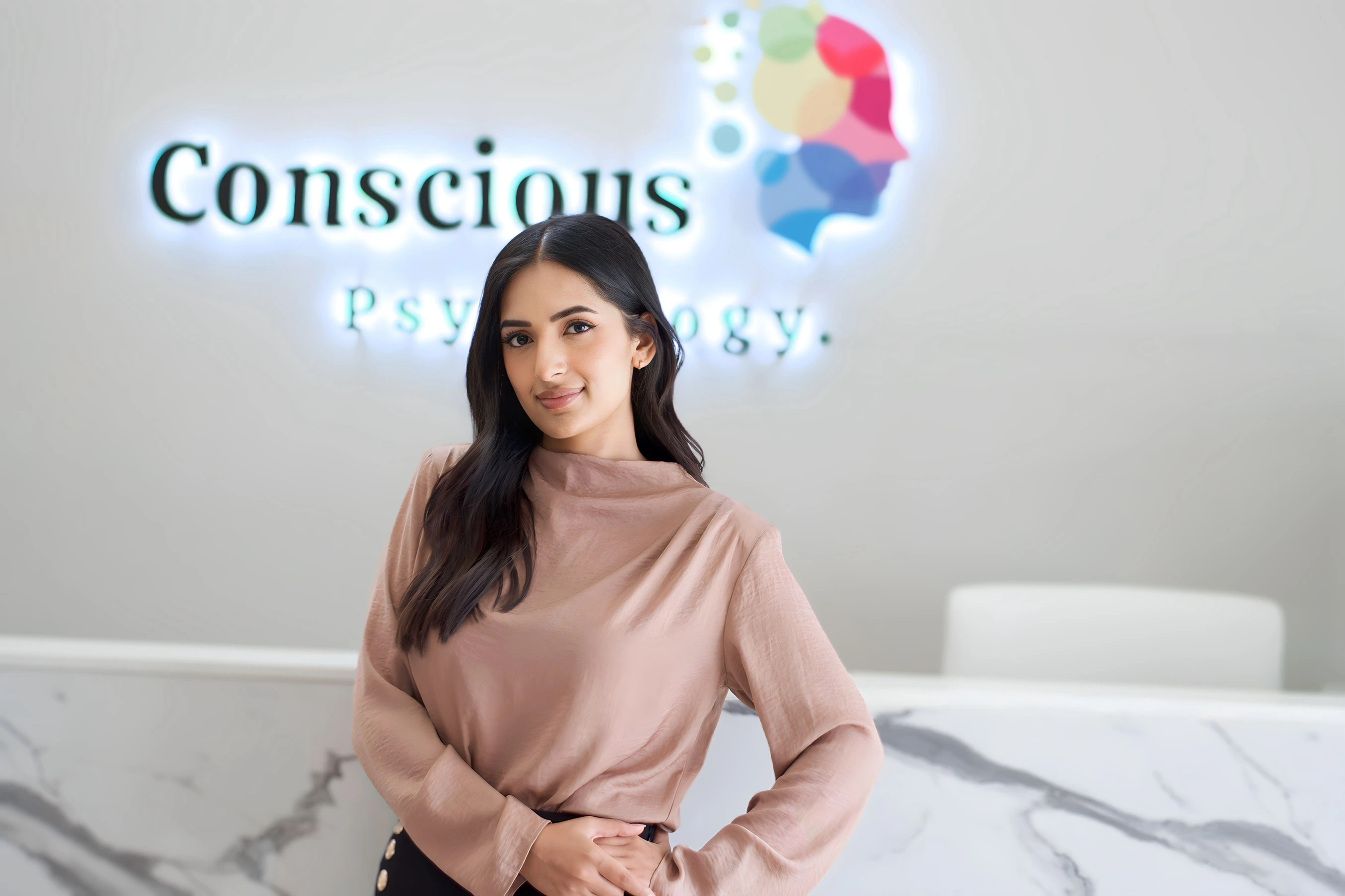 Sanam Naran in her professional space